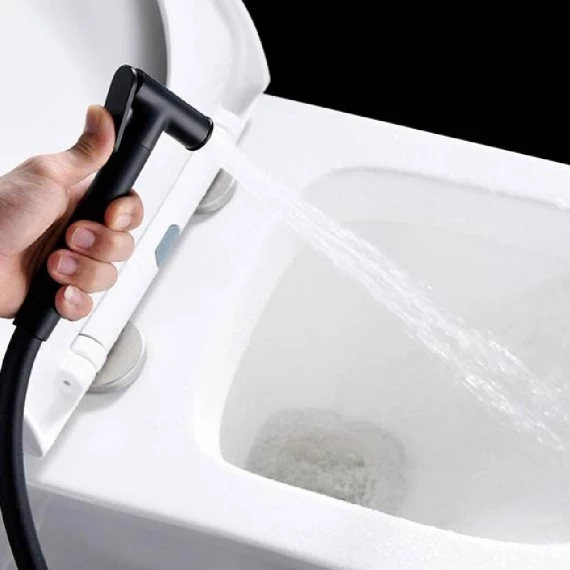 Гигиенический душ со смесителем и скрытой частью imex munich rdm001/ng matt black