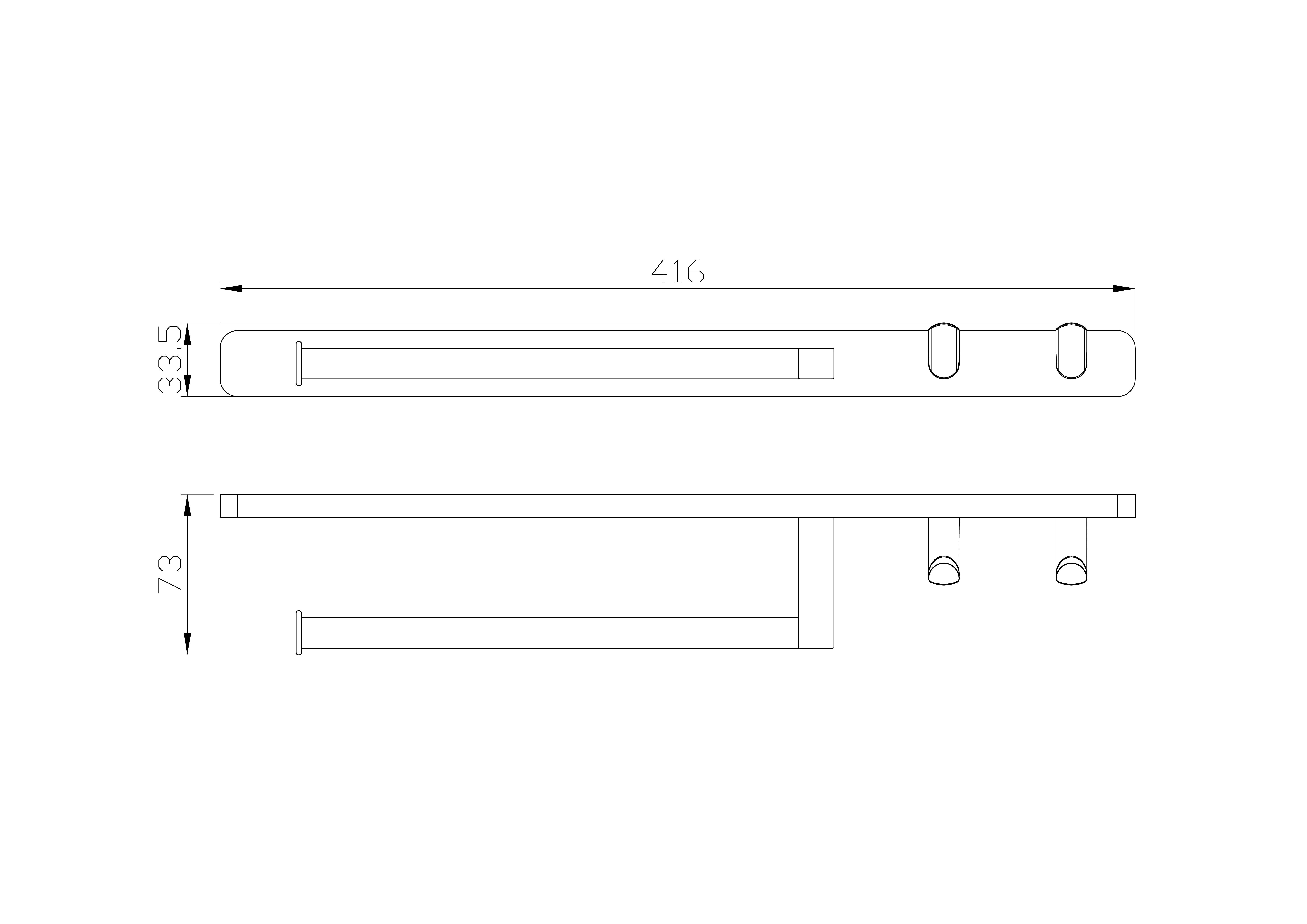 Кольцо для полотенец с 2 крючками wonzon & woghand graffity, брашированный никель (ww-9361-bn)