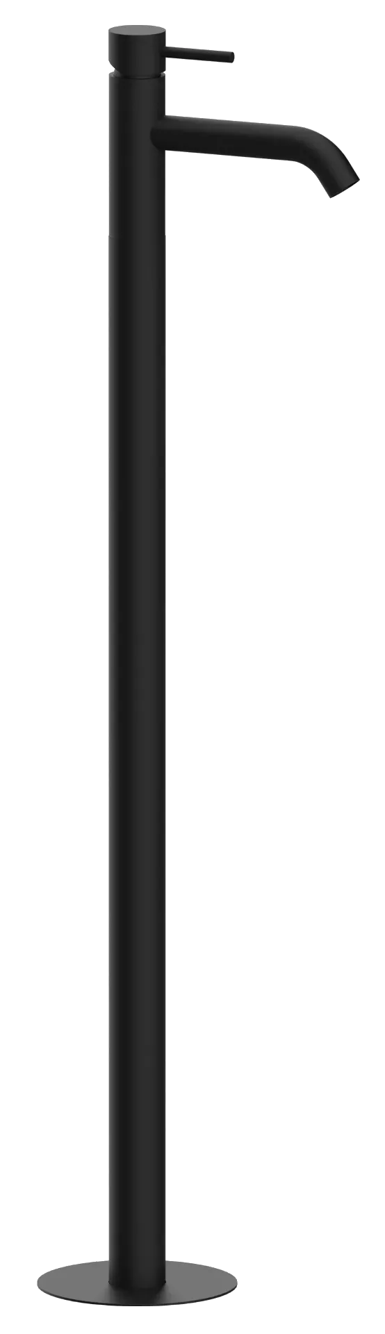 Смеситель для раковины напольный с донным клапаном x style no черный матовый remer Смеситель для раковины напольный с донным клапаном x style no черный матовый remer