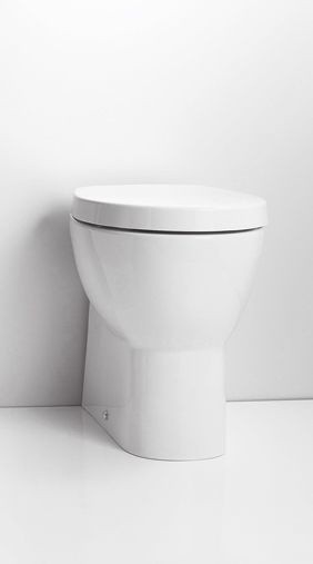 Унитаз напольный приставной lft spazio 520x345x410 белый глянцевый simas