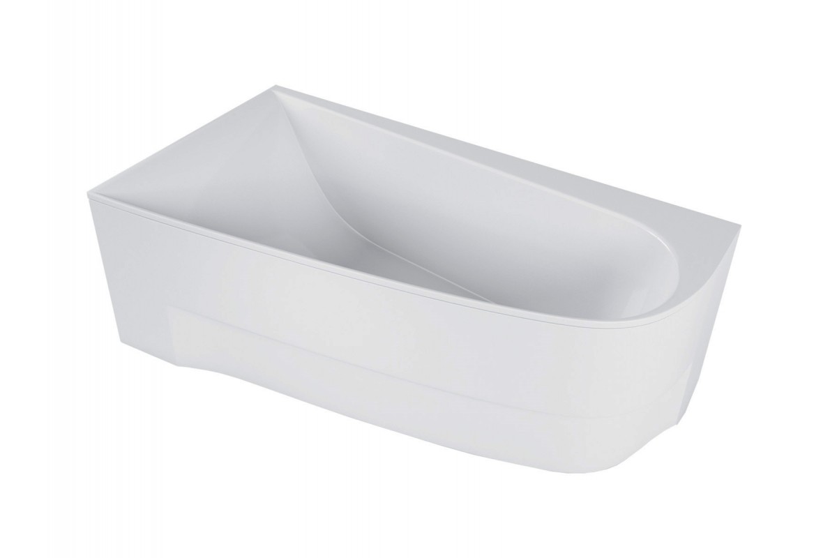 Ванна акриловая левосторонняя Vayer BOOMERANG Гл000009592, 170x90