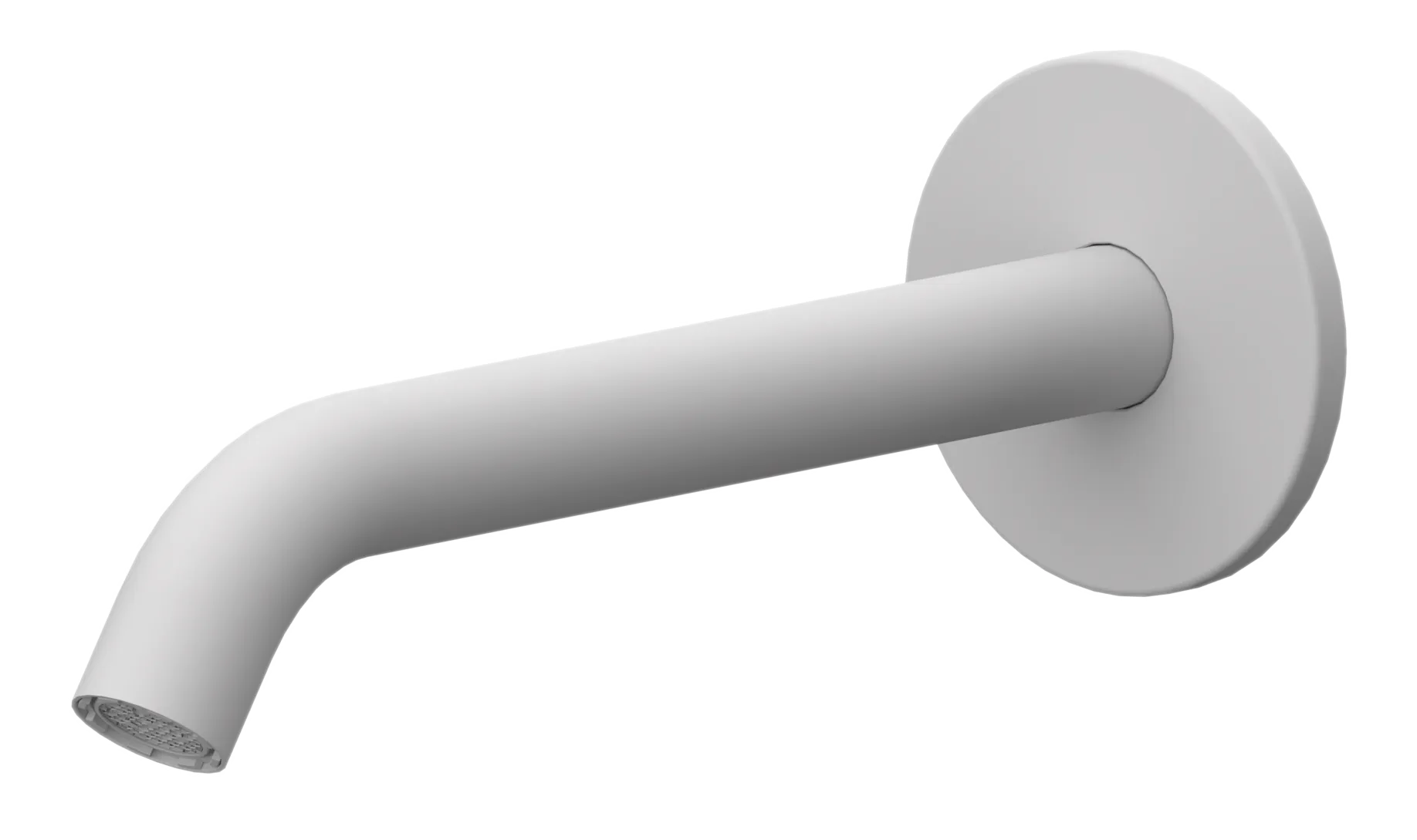 Излив на ванну настенный 16см x style bo белый матовый remer