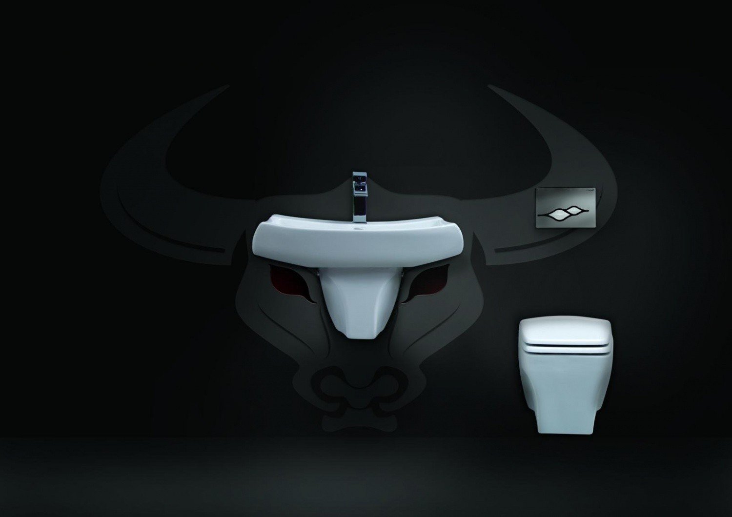 Creavit bull bl320-00cb00e-0000 унитаз-биде подвесной (белый глянцевый)