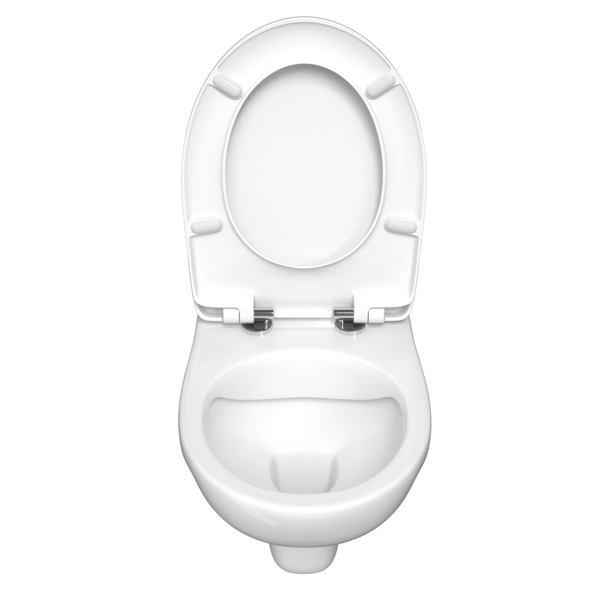 Подвесной унитаз VitrA S10 7855B003-0075 безободковый SpinFlush белый санитарный фарфор антибактериальное покрытие Hygiene