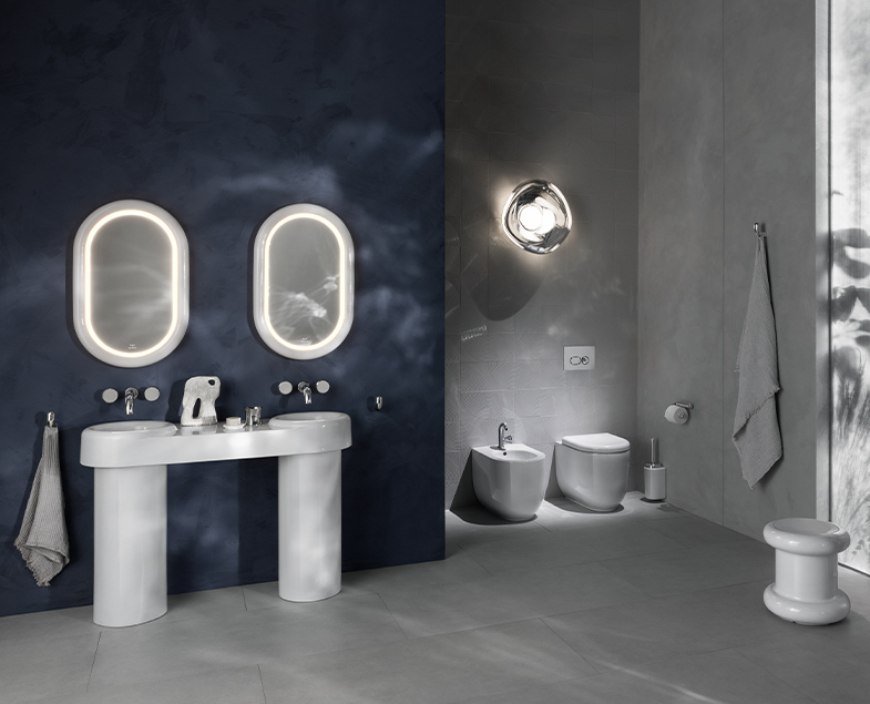 Смеситель для биде liquid с донным клапаном, хром