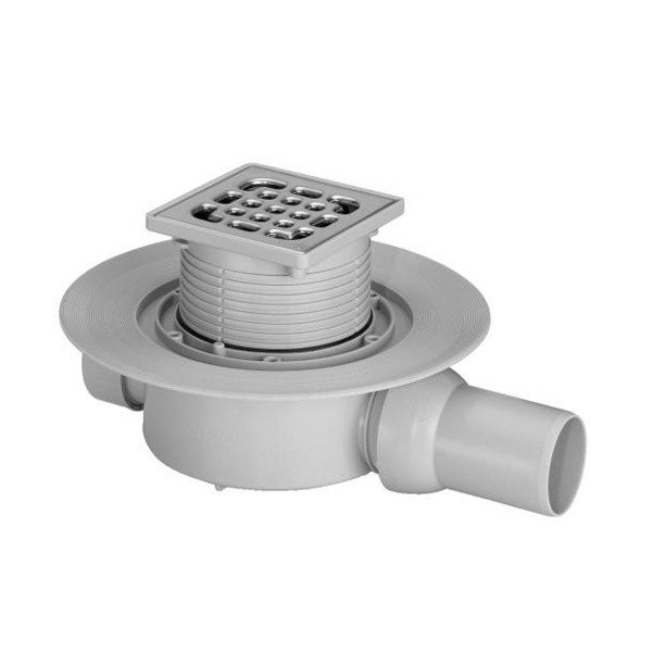 Viega Advantix 4936.2 арт. 583217 Душевой трап с декоративной панелью 100*100 мм (хром)