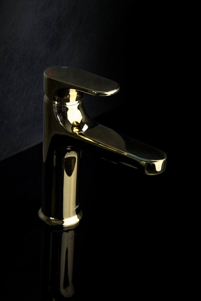 Смеситель для умывальника SPECTRE Gold