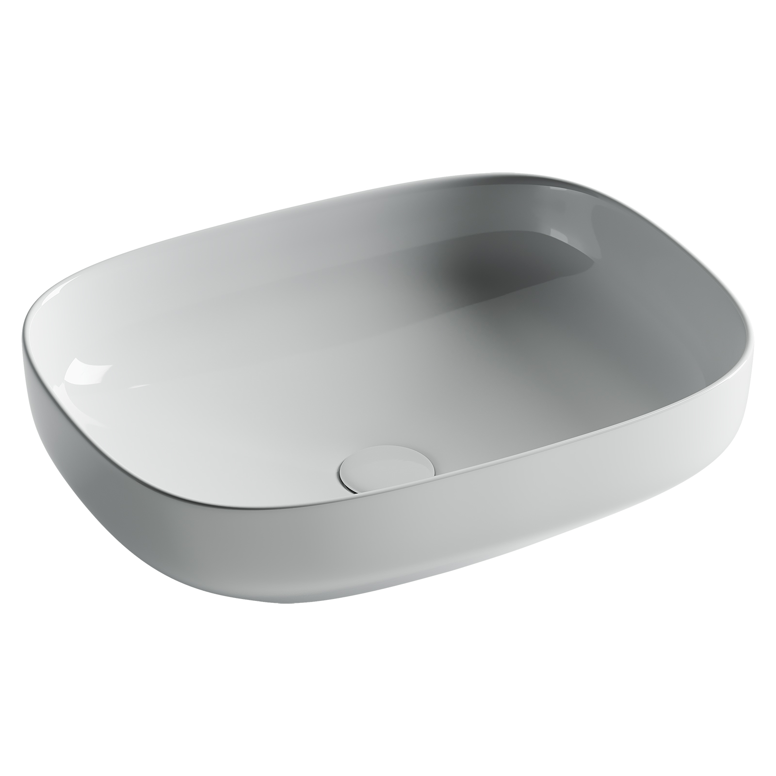 Умывальник чаша накладная прямоугольная element 500x380x150мм