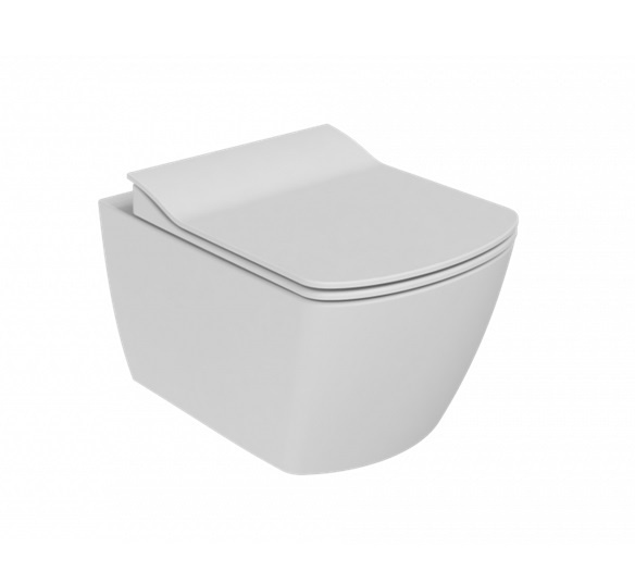 Creavit elegant eg321-11mb00e-0000 унитаз подвесной, безободковый (белый матовый)