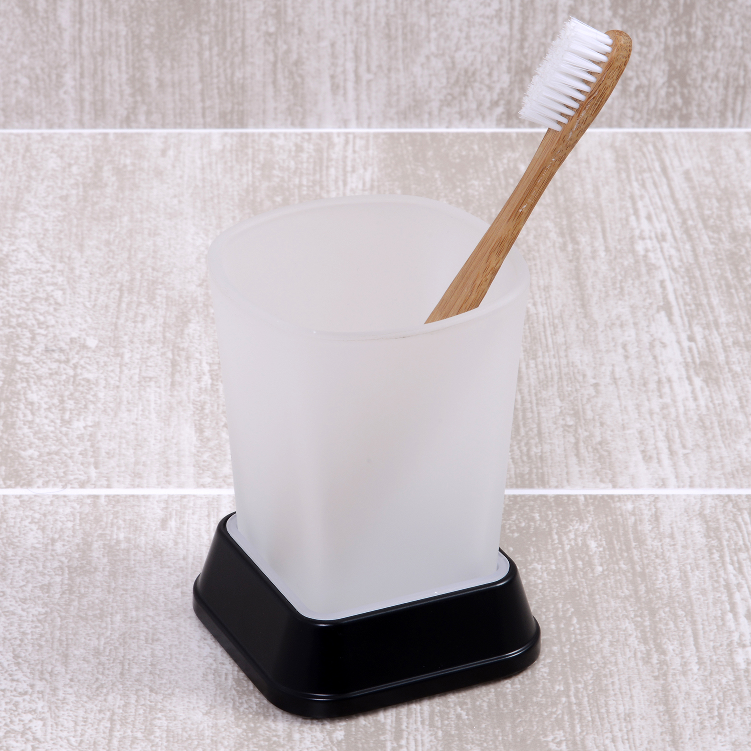 Amper k-5428black стакан для зубных щеток