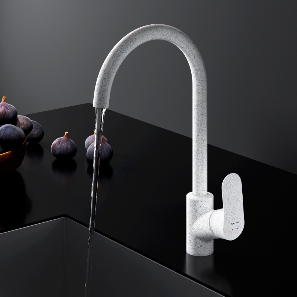 F8007133 Like смеситель для кухни, элегантный белый, шт