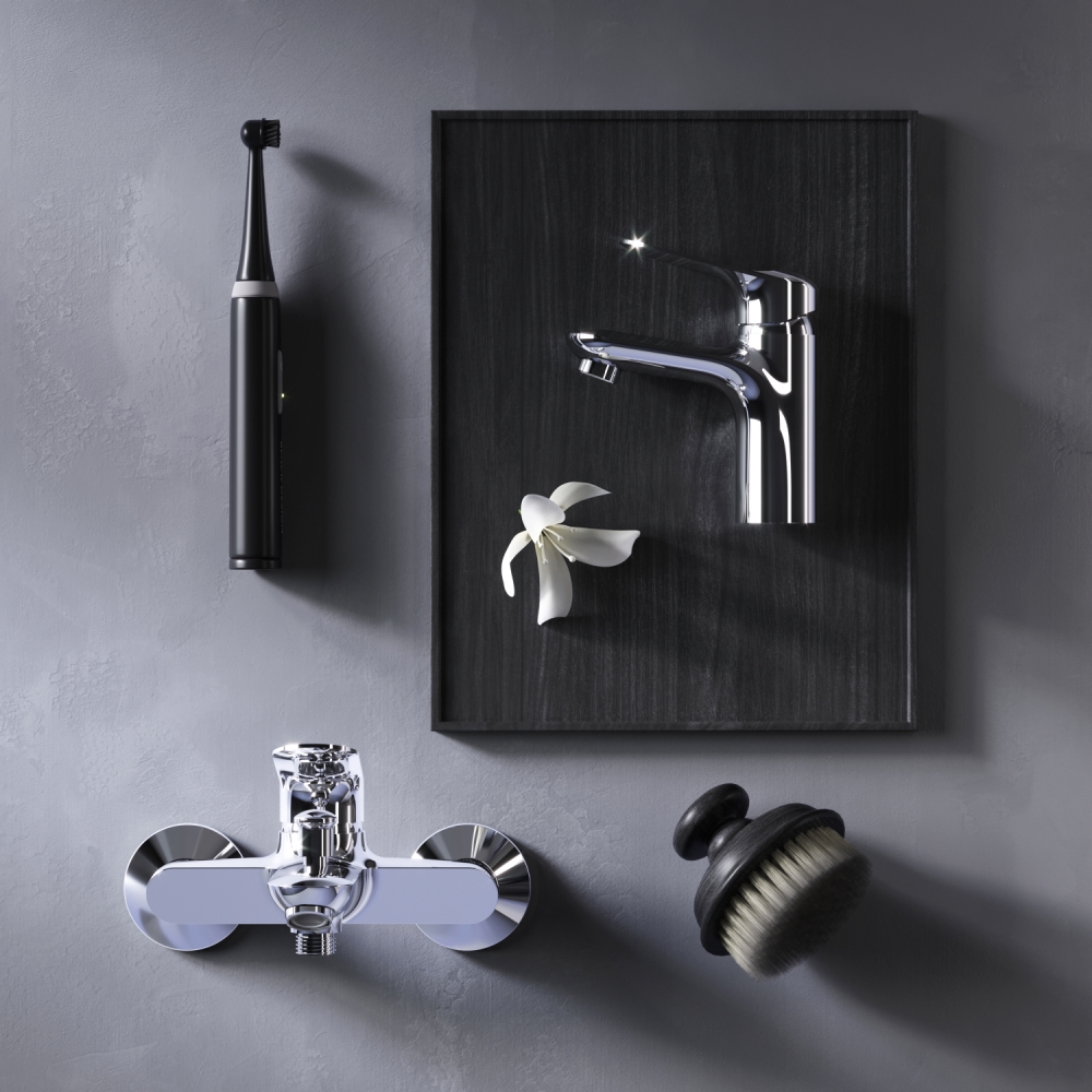 F85C10000 Sunny, смеситель для ванны и душа, хром, шт