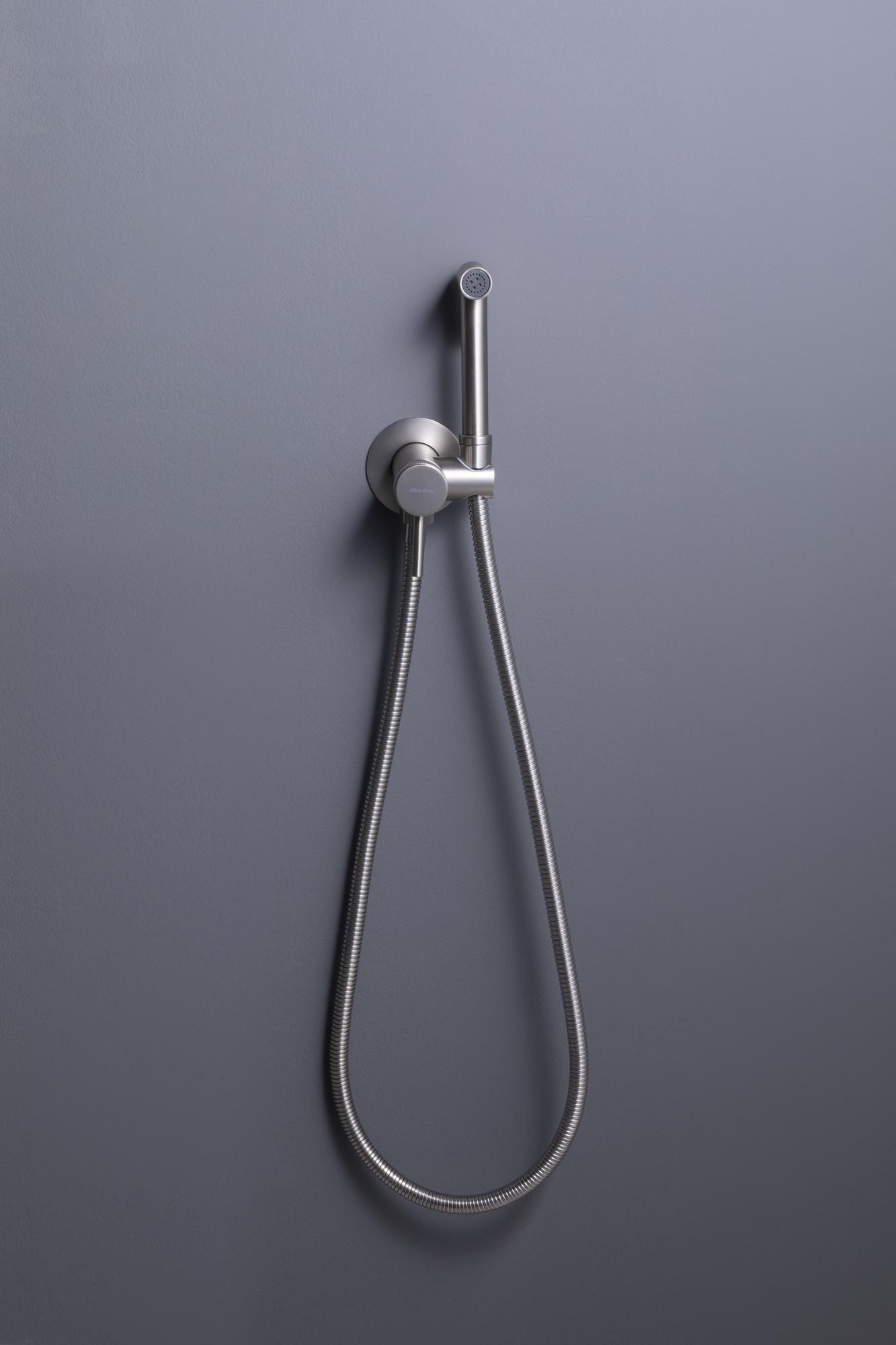 Смеситель с гигиеническим душем Allen Brau Priority 5.31A29-BN (с внутренней частью) никель браш