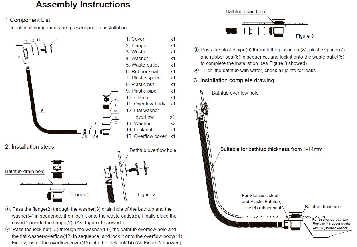 Слив-перелив для ванны allen brau priority 5.31027-gb золото