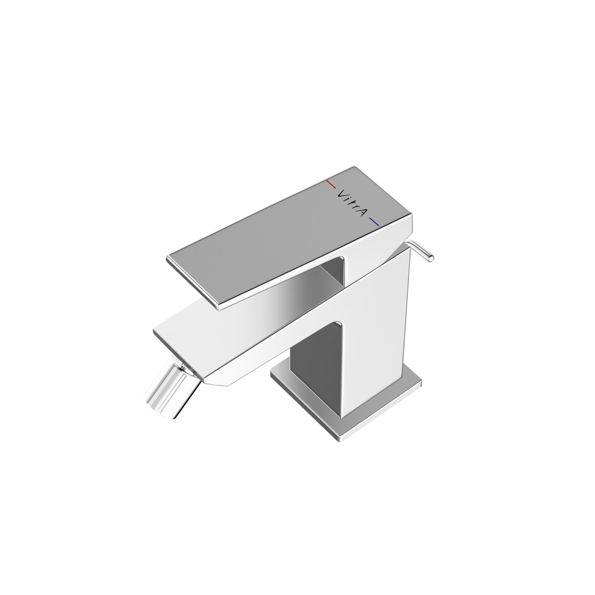 Смеситель для биде VitrA Minimax Square A43726EXP однорычажный хром латунь