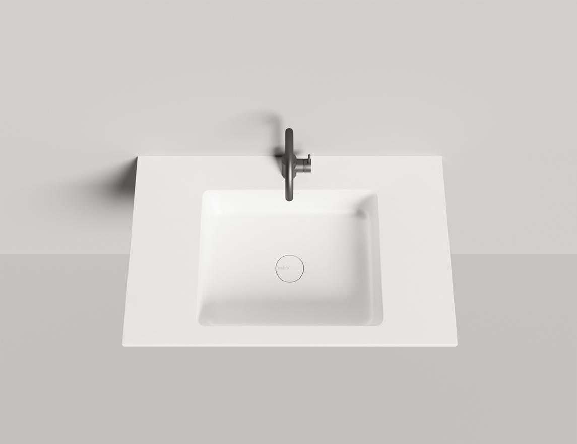 Раковина столешница onda матовая s-stone 800x500x163 цвет на выбор по ral полностью salini