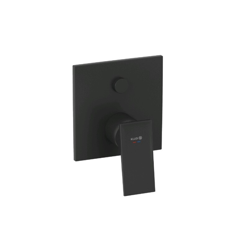Смеситель для ванны и душа kludi-decus черный матовый 547593975 kludi
