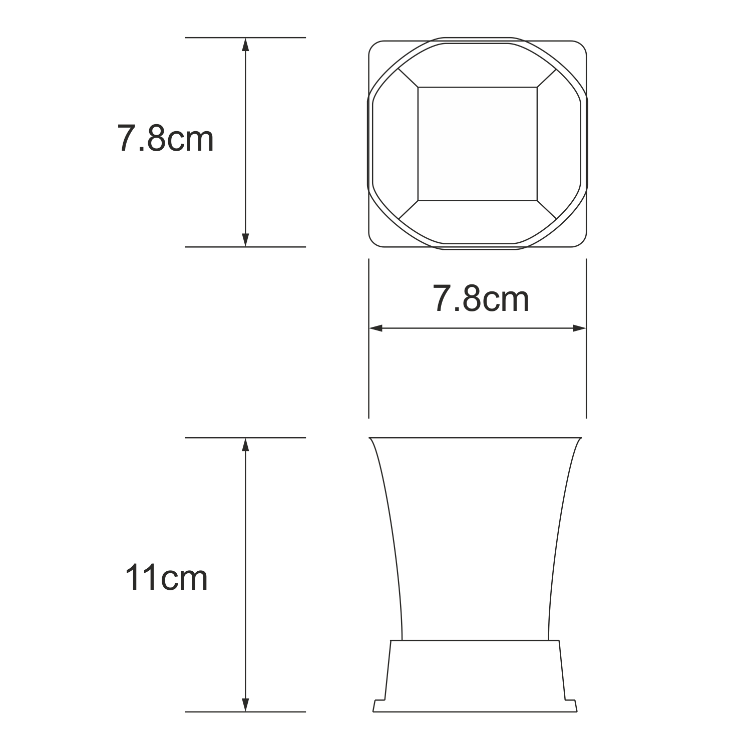 Amper k-5428 стакан для зубных щеток
