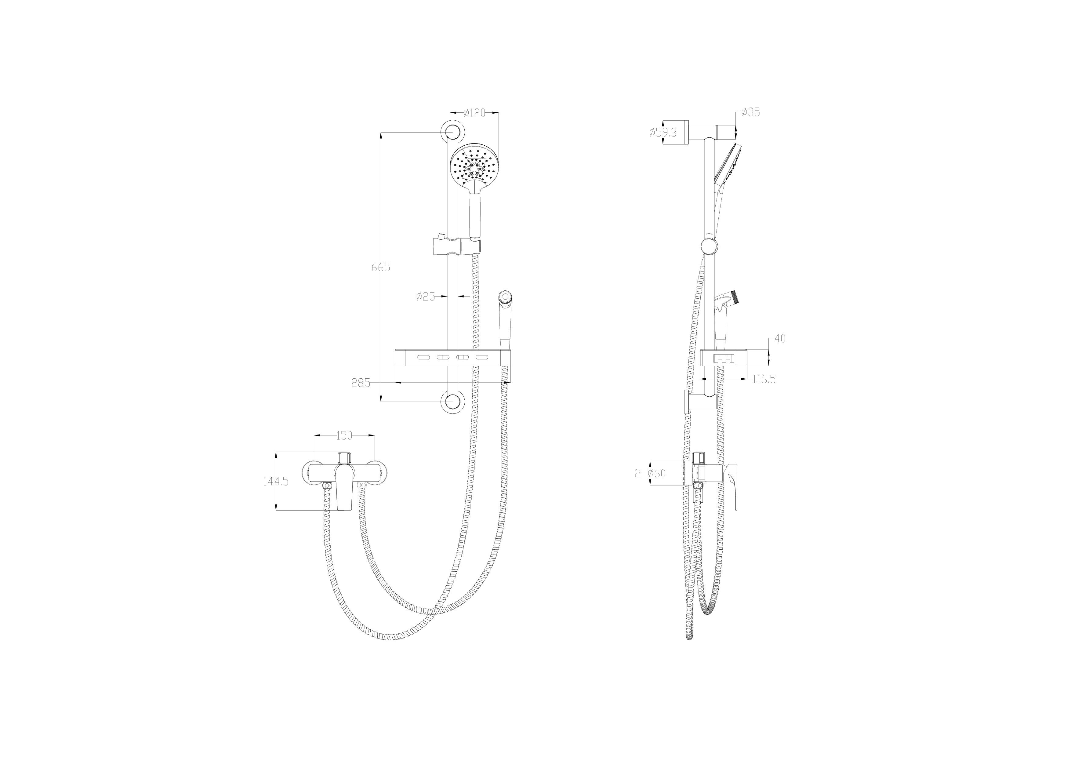 Смеситель для душа с гарнитуром wonzon & woghand, хром (ww-a31003-cr) Смеситель для душа с гарнитуром wonzon & woghand, хром (ww-a31003-cr)