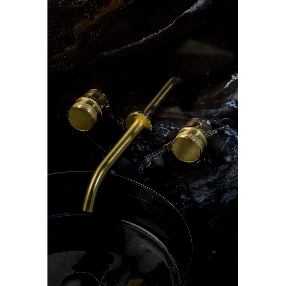 Смеситель из стены PRESTIGE на 3 отв. MAT GOLD