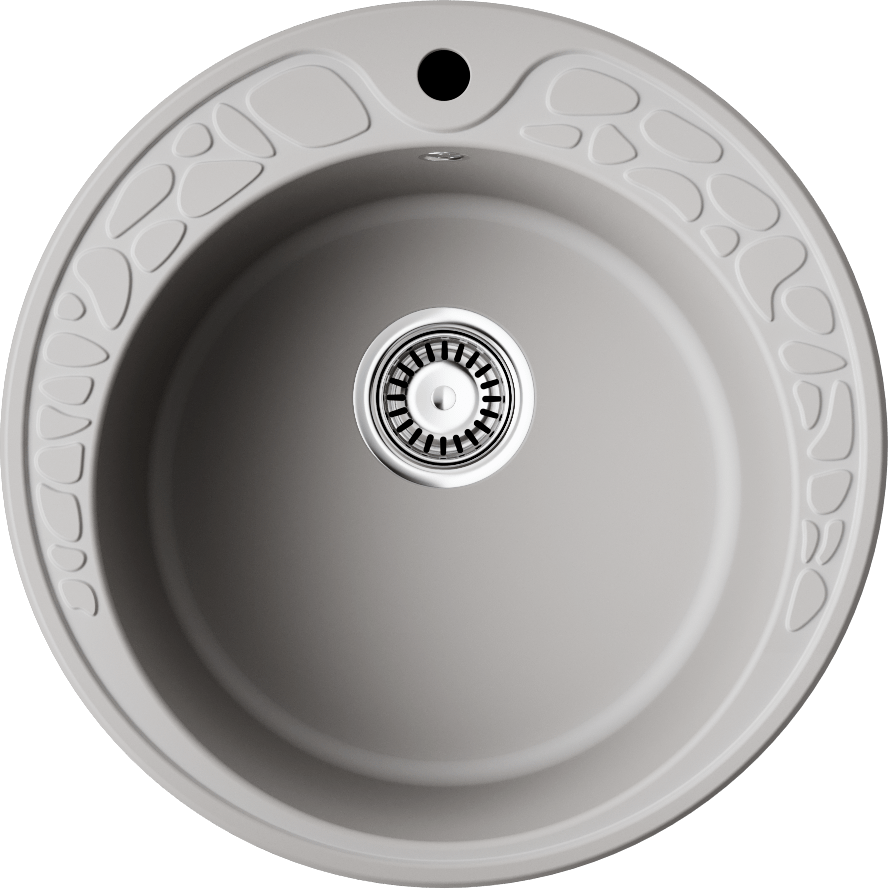 Кухонная мойка omoikiri tovada 51-gr artgranit/leningrad grey 510 x 510 x 195