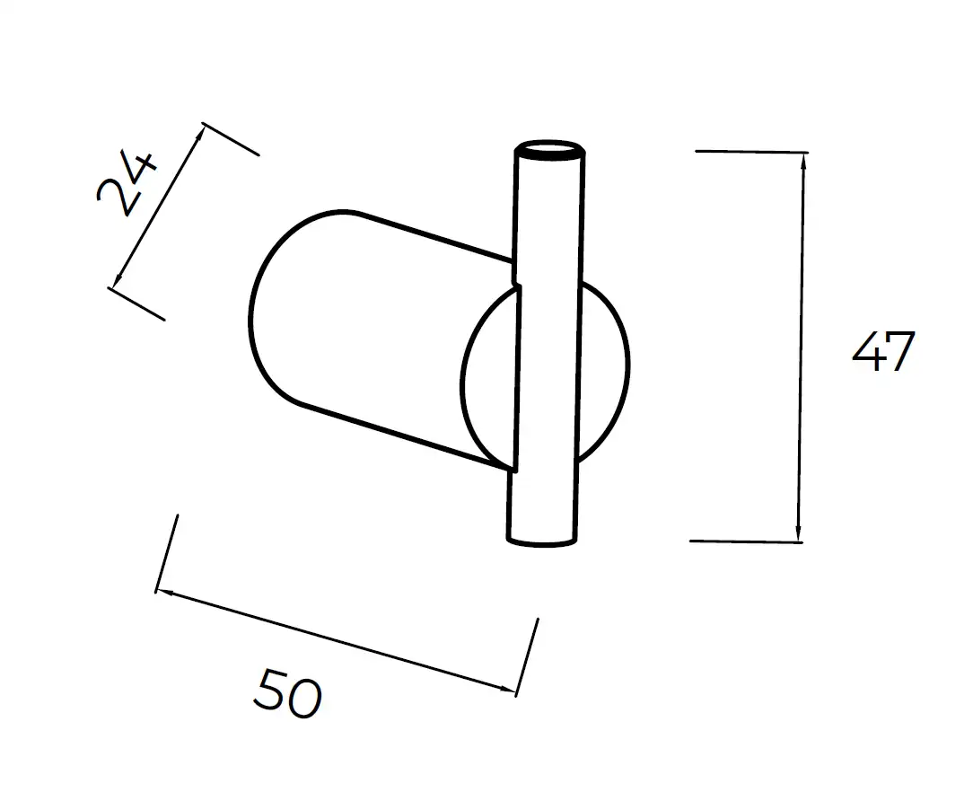 Крючок настенный medimex time cat001-01/oc brushed gold pvd