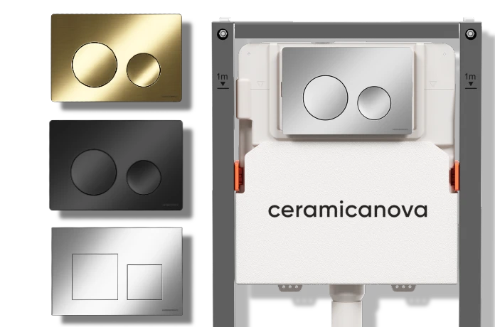 инсталляции и кнопки CERAMICA NOVA