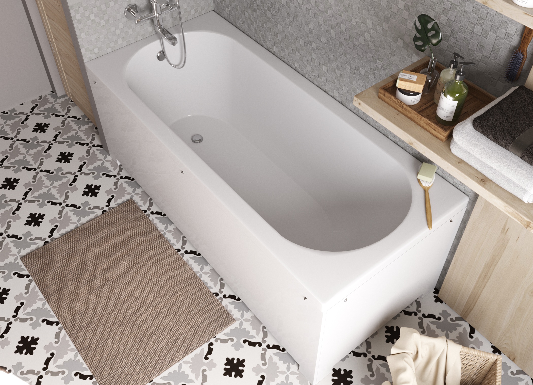 Ванна "chester 180 silk" 1800x800