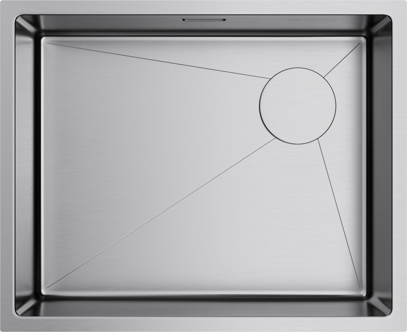 Кухонная мойка omoikiri taki 54-u/if side sf-in нерж. сталь/нержавеющая сталь 540 x 440 x 200