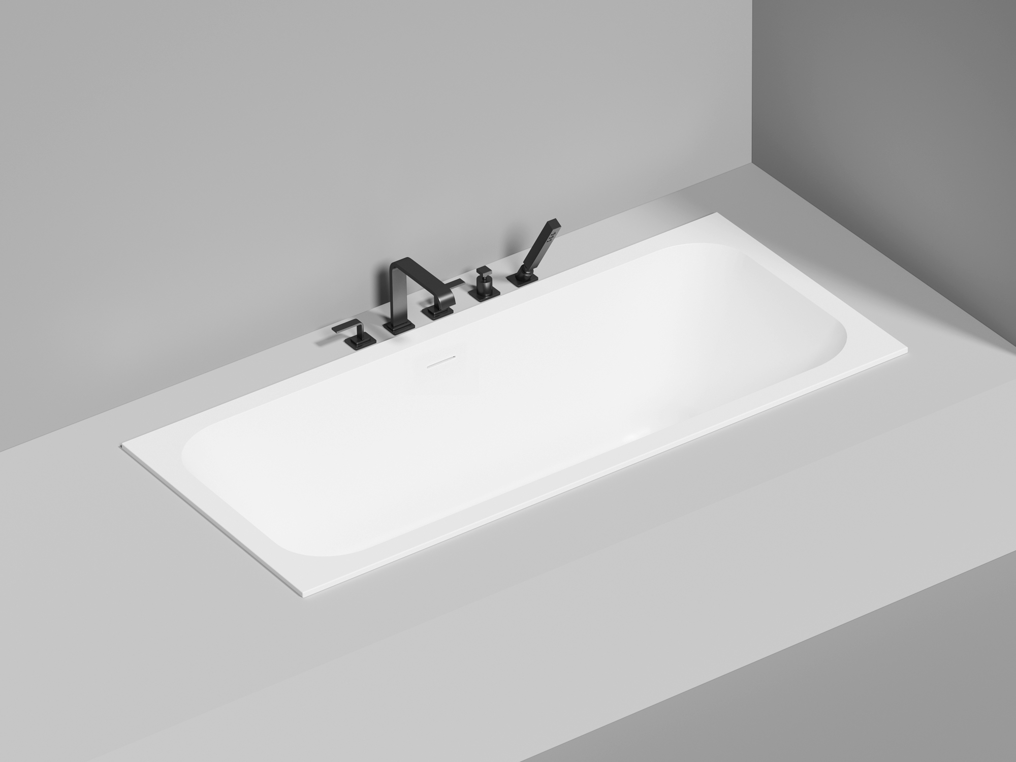 Ванна встраиваемая salini orlanda axis kit 170x75 s-stone белый матовый