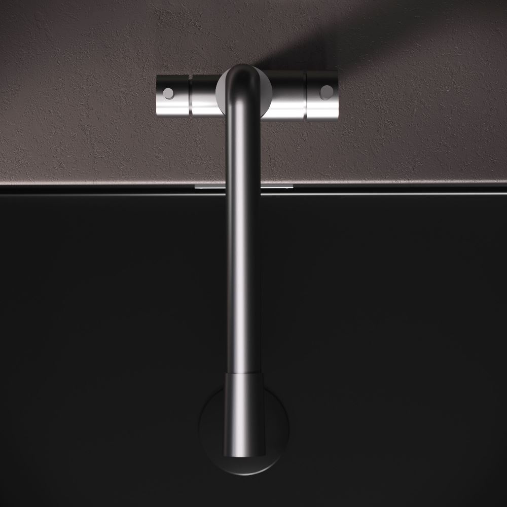 F85B05711 X-Joy S, смеситель для кухни с L-изливом с каналом для питьевой воды, сатин