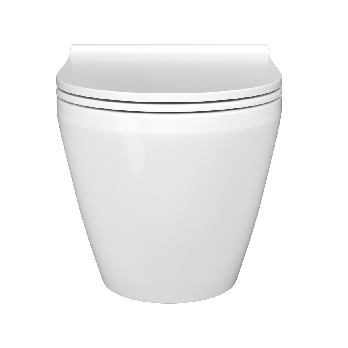 Подвесной унитаз VitrA Integra Round 7041B003-0075 безободковый Rim-ex белый санитарный фарфор антибактериальное покрытие Hygiene