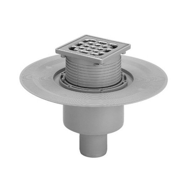 Viega Advantix 4936.3 арт. 583224 Душевой трап с декоративной панелью 100*100 мм (хром)