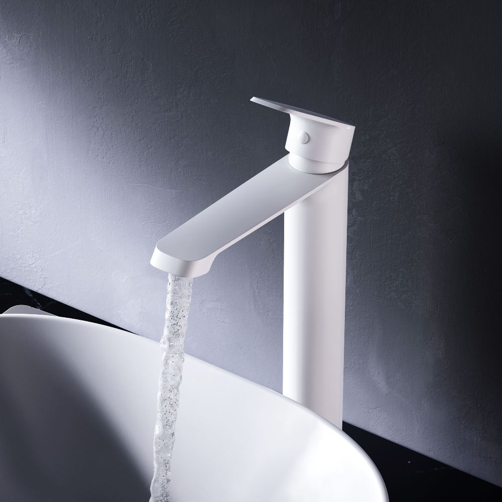 F8F92033 Func, смеситель для умывальника высокий, белый