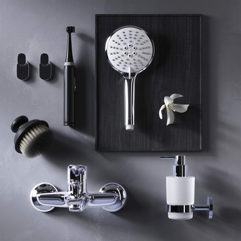 F85E10000_ххх Joy, смеситель д/ванны/душа, хром, шт