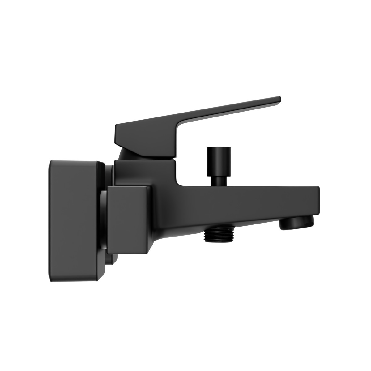 Настенный смеситель для ванны VitrA Minimax Square A4352036EXP однорычажный матовый черный латунь