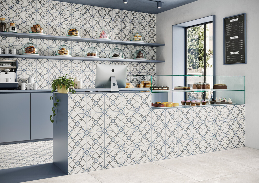 Керамогранит 37789 Provenza Blue Petals/22,3 22,3x22,3