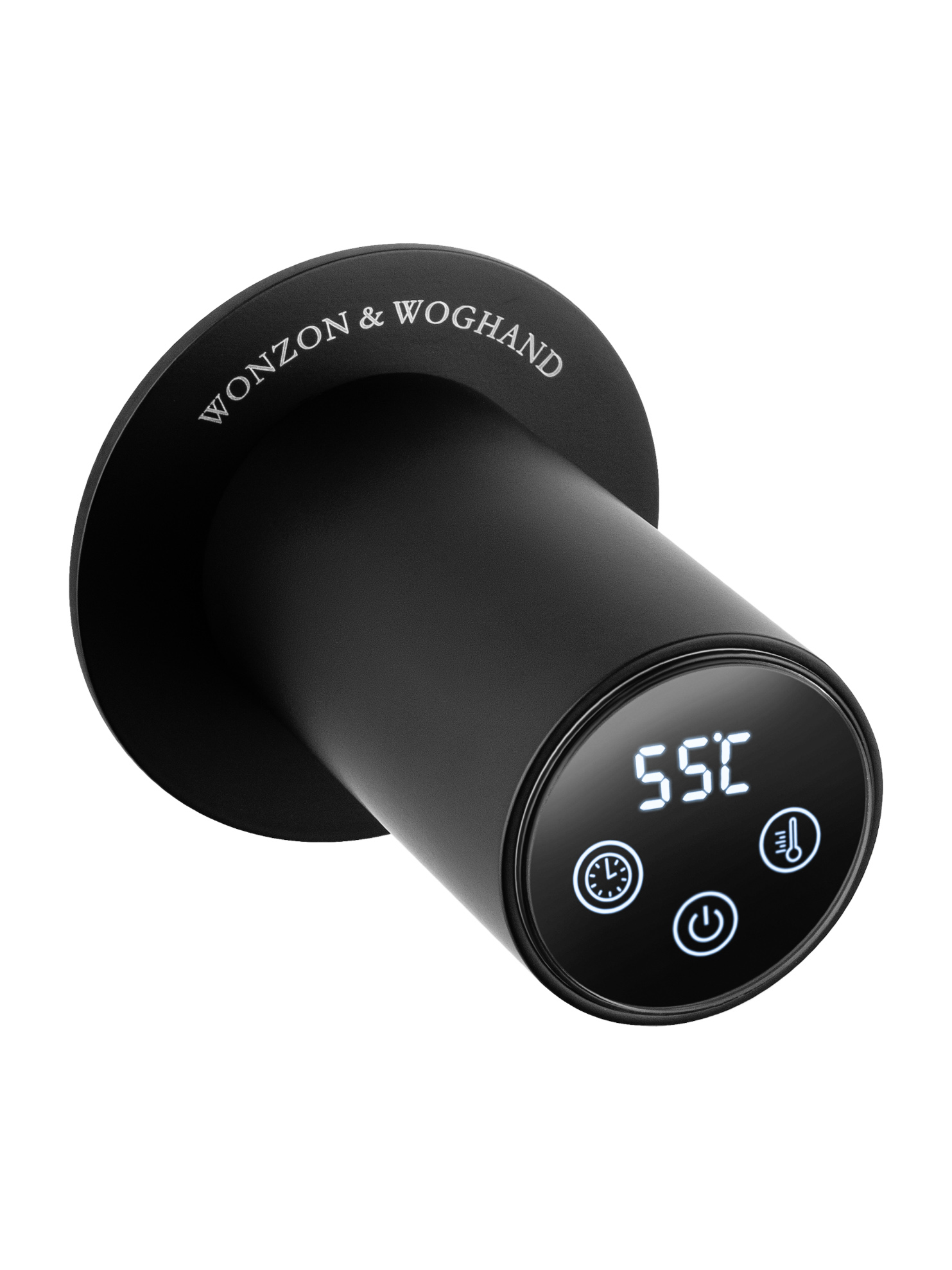 Полотенцесушитель электрический встраиваемый wonzon & woghand leipzig, черный матовый (ww-al3621-mb)