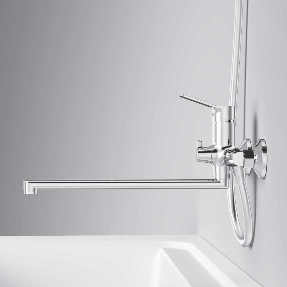 F85A90200 X-Joy, смеситель д/ванны/душа, излив 325 мм, хром