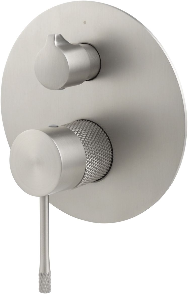 Смеситель для душа allen brau priority 4.0 5.31c11-bn (с внутренней частью, 2 выхода) никель браш