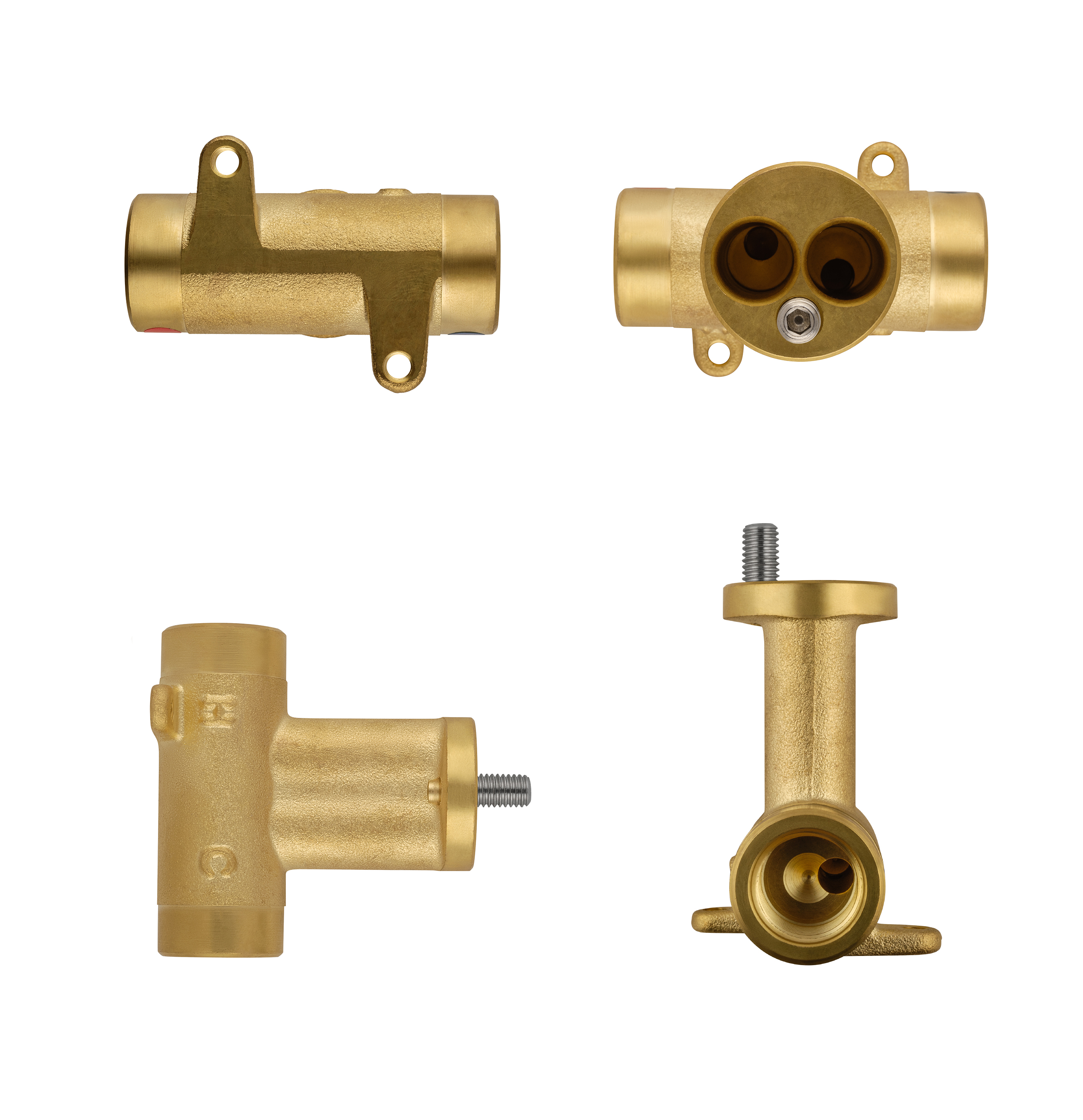 Смеситель с гигиеническим душем и термостатом встраиваемый wonzon & woghand, хром (ww-88819902-cr)
