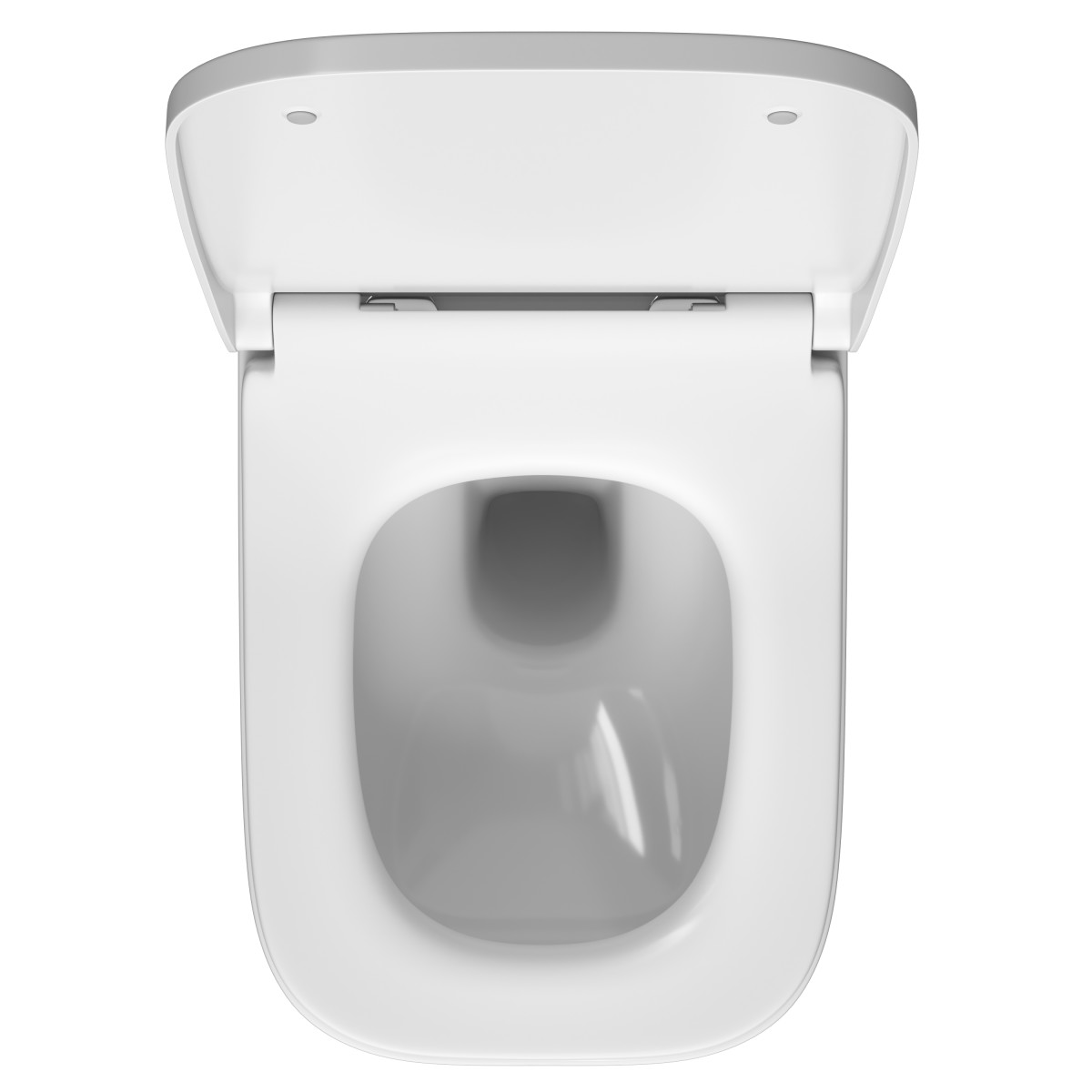 Инсталляция с унитазом VitrA Integra Square 9856B003-7207 комплект 4 в 1 с сиденьем микролифт безободковый цвет клавиши глянцевый хром