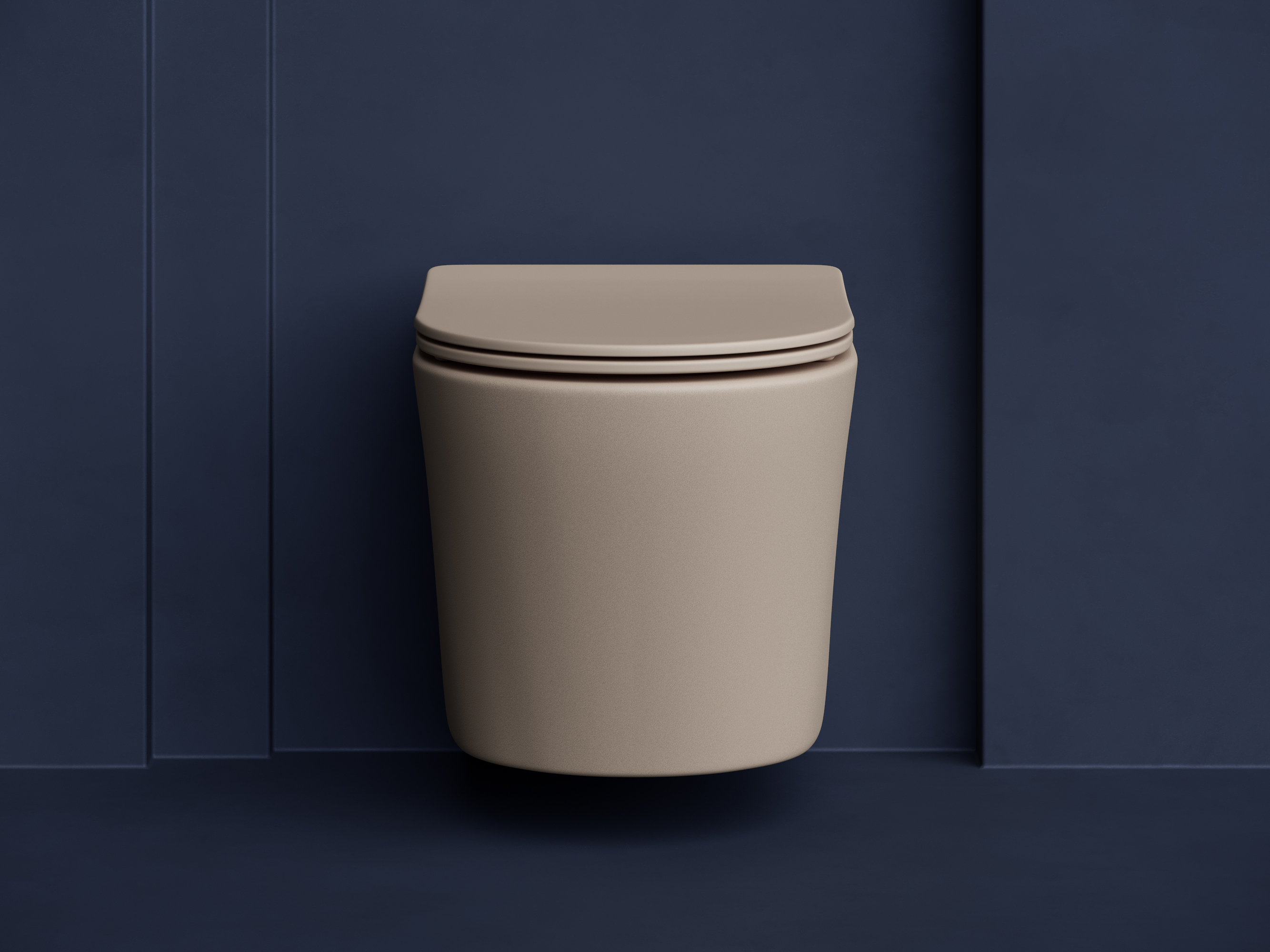 Подвесной унитаз balearica rimless (цвет черный матовый)