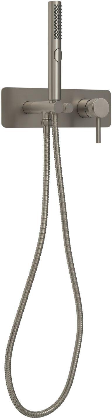 Смеситель для душа Allen Brau Priority 5.31009-BN (с внутренней частью, 2 хода) никель браш