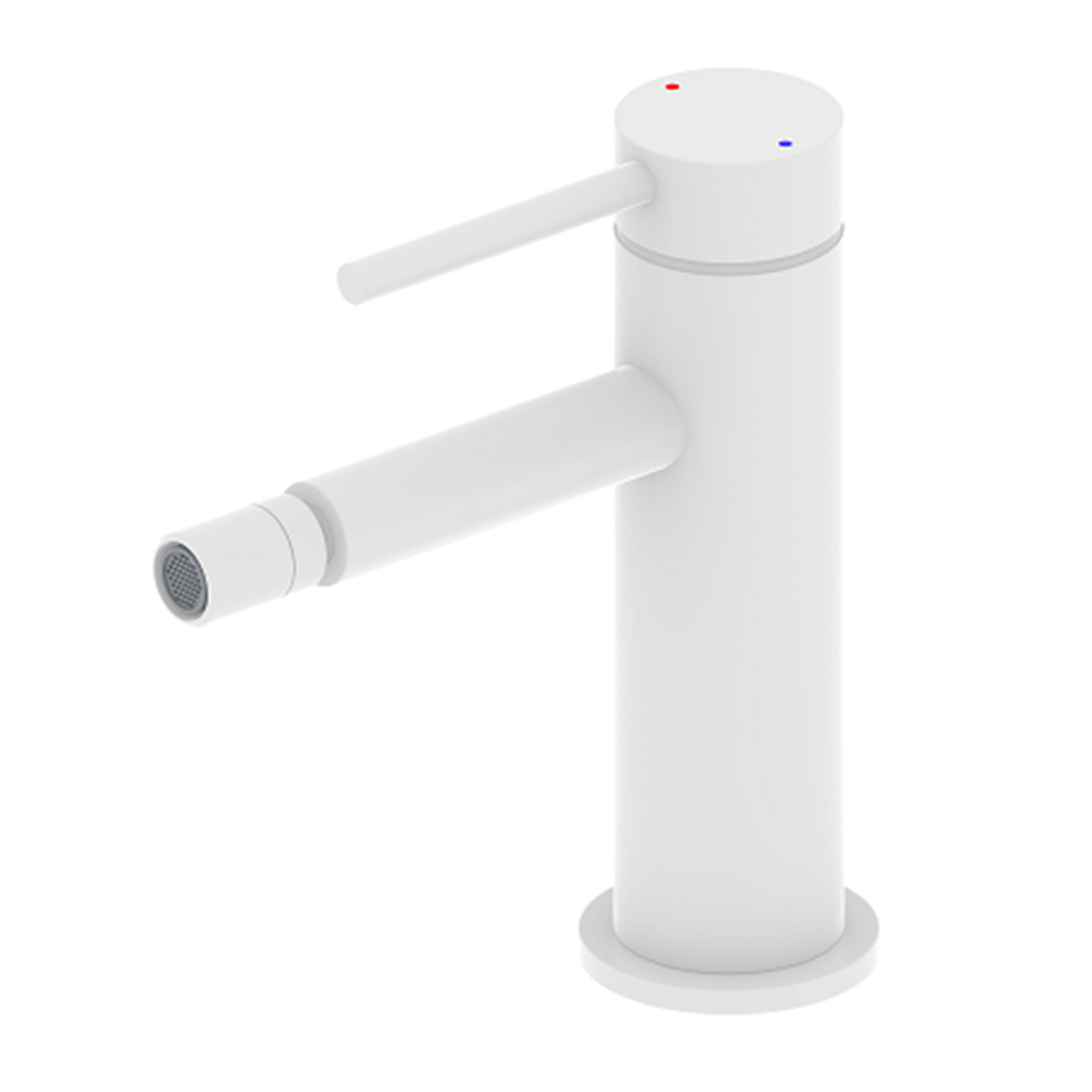 Смеситель для биде wonzon & woghand stick, белый матовый (ww-88339017-mw)