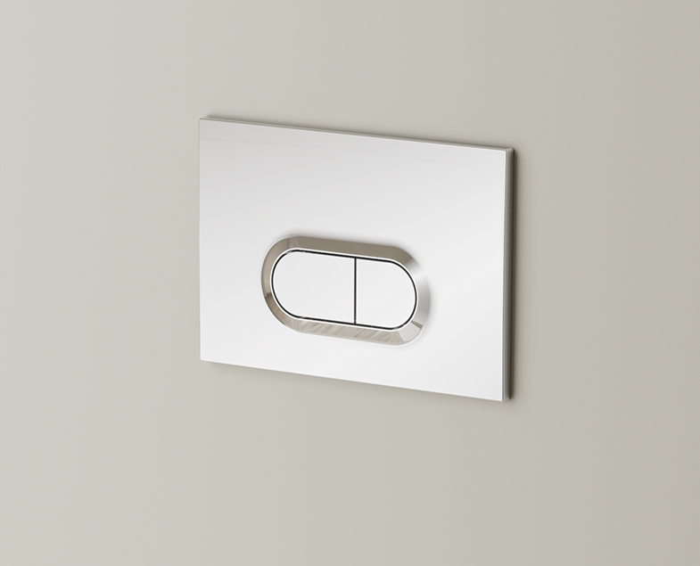 Кнопка смыва vitra loop o, цвет глянцевый хром