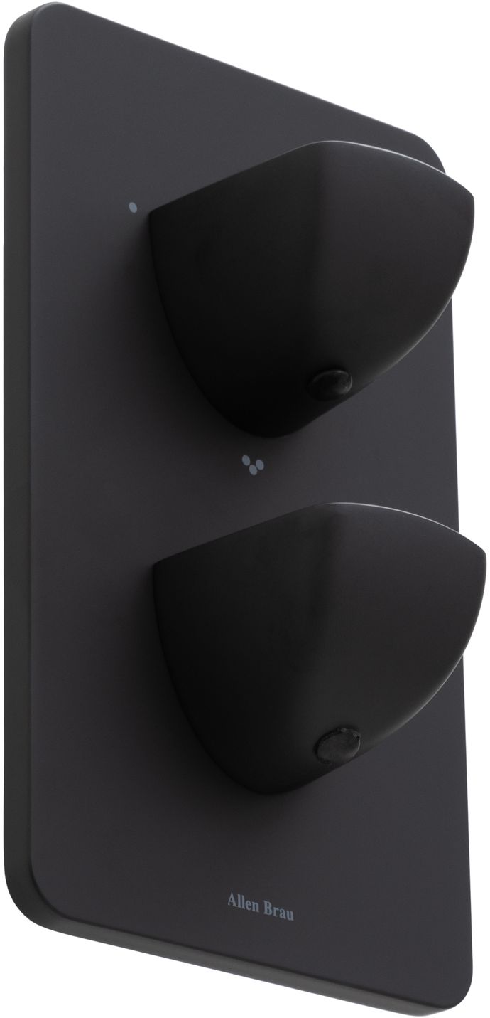 Смеситель для ванны Allen Brau Infinity 5.21316-31 (с внутренней частью, 3 выхода) черный матовый