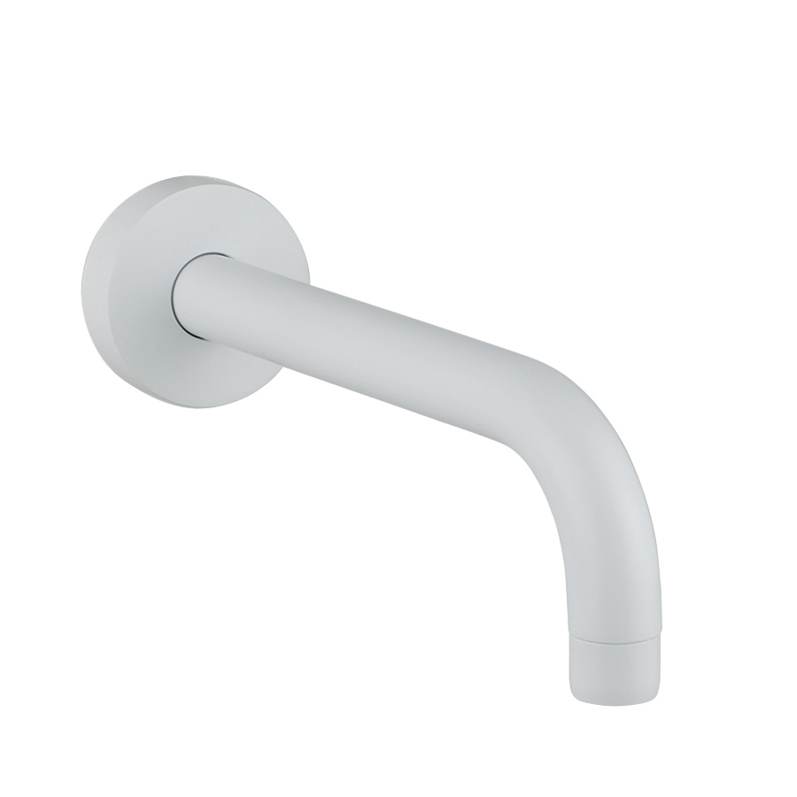 Giulini futuro f3222-25bo излив из стены, длина 250 мм, цвет белый матовый