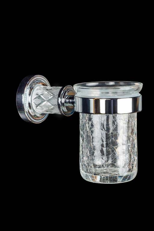 Держатель стакана boheme murano cristal 10904-crst-ch хром cr