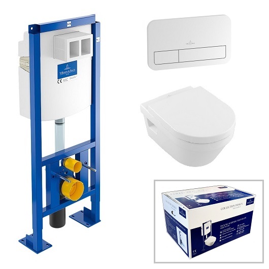 568CDR01 СЕТ:Унитаз 4646R001+сиденье 98M9C101+инсталляция 92246500+клавиша смыва 92249068 в 1 кор